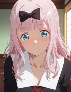 Purpleh31 - Chika Fujiwara default outfit 254p (Patreon) (AI Generated)