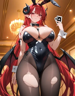 Purpleh31 - Hindenburg (Azur Lane) bunny 245p (Patreon) (AI Generated)