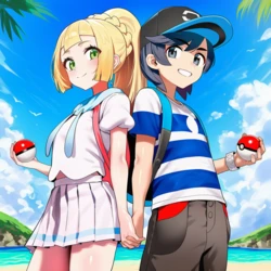 EZNTR - Lillie x Lusamine x Elio x BBC (Patreon) [AI Generated]