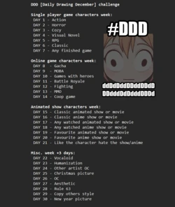 [Dellie] Daily Drawing December (Ongoing)