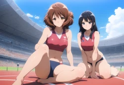 [タカーノ] 黄前久美子＆高坂麗奈 - 陸上ユニフォームエッチ (響け！ユーフォニアム) [171p] (Patreon) [AI Generated]