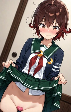 [Purisima] 艦これ たくし上げ (艦これ) [AI Generated]