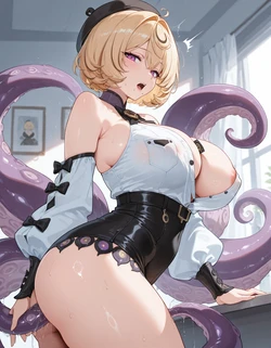 [Bleep] Yidhari x tentacle [AI Generated]