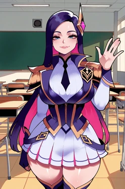 [Sixsix201] Battle Academia - Caitlyn's Secret Classroom Adventures (AI Generated)