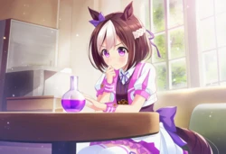 提前当"母亲"的长发特别周(Uma Musume) 【AI Generated】