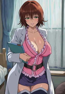 Necromancer893 - 御門涼子 x 猿山 / Mikado x Saruyama (125 Pics) (Patreon) [AI Generated]