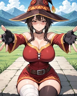 [Konoha Waifus] Megumin Explosive Fantasy [AI Generated]
