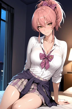 alchy_ai - Rin Shibuya & Mika Jougasaki (The Idolm@ster) (Patreon) (AI Generated)