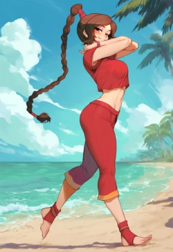 [Geo-san] Ty lee X BBC (Avatar the last Airbender)(Ai Generated)