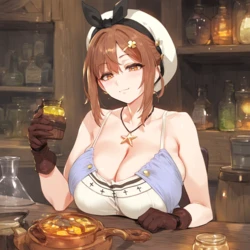 [Oppai-love] Ryzas Love potion Accident [AI Generated]