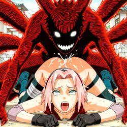 [Rasengoon] Naruto's Jinchuriki form [AI Generated]