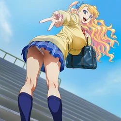 [Cyber-Wifu11] Galko-chan (Please Tell Me! Galko-chan） [AI Generated]