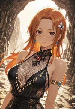 Sheer Gown, Clearly Shown - Nami's Mesh Confession [AI Generated]