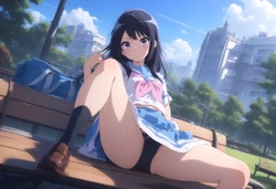 [タカーノ] 高坂麗奈 - 黒おパンツ見せ／ひとりエッチ (響け！ユーフォニアム) [79p] (Patreon) [AI Generated]