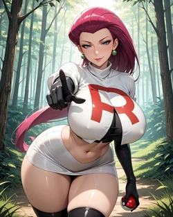 [Konoha Waifus] Jessie Jungle Jiggle [AI Generated]