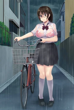 [U Donko] Transparent raincoat exposure