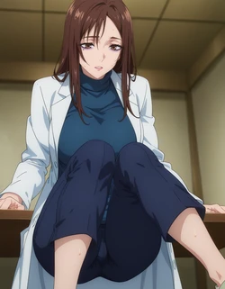 Purpleh31 - Shoko Ieiri default outfit 253p (Patreon) (AI Generated)