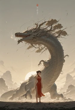 Cheongsam's Cinematic Shot [AI Generated]