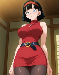 Purpleh31 - Videl default outfit 259p (Patreon) (AI Generated)