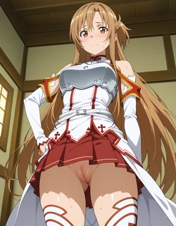 Purpleh31 - Yuuki Asuna default outfit 250p (Patreon) (AI Generated)