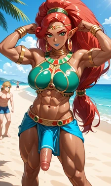 hibiki_m Urbosa x Link 153p (futa x Male) [AI Generated]