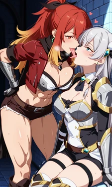 hibiki_m Surena x Allucia 123p (futa x Yuri) [AI Generated]