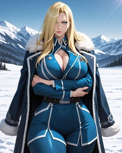 [Konoha Waifus] Olivier Mira Armstrong [AI Generated]