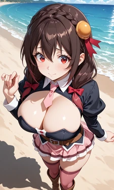 hibiki_m Yunyun x Kazuma 107p (Girl x Male) [AI Generated]