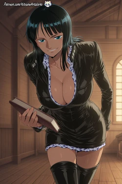 [Kitsune] - Nico Robin Pre-Timeskip, Sample (One Piece) [AI Generated]