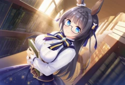 荒漠英雄：训练员没精神看书的话，就让我来让你打起精神吧！(Uma Musume) 【AI Generated】