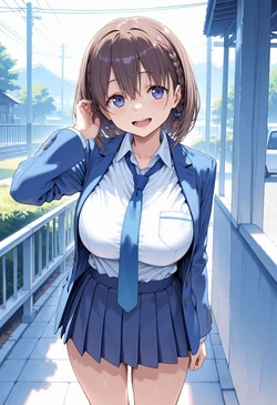 [Albatross] Ai-chan&Maegami-chan アイちゃん&前髪ちゃん (getsuyoubi no tawawa) [AI Generated]