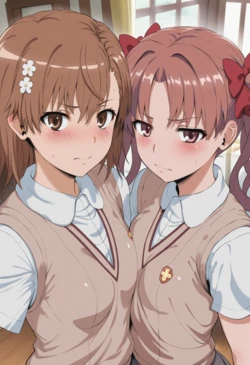 tonkotsu_soup 御坂美琴&白井黒子 (Patreon) [AI Generated]