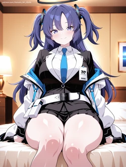 [ほむら@artwork] Hayase Yuuka (Blue Archive) [AI Generated]