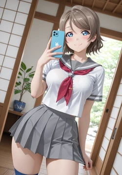 [AI-Generated] (Rei | Digital Works) Love Live! Sunshine!! || Watanabe You (124p)