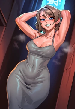 [AI-Generated] (Morrianon) Watanabe You / 渡辺曜 (Dress) Blacked