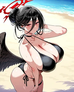 AI DRAW - Hasumi swimsuit 366 PICS (Patreon) [AI Generated]