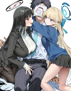 [黑白/Kohaku_99999_] 【Premium】The teacher who got caught by Rio and Toki [AI Generated]