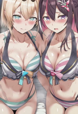 tonkotsu_soup 風真いろは&Azki (Patreon) [AI Generated]