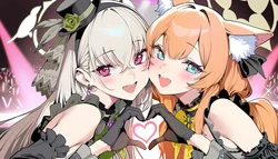 [黑白/Kohaku_99999_] 【Premium】Idol Mari & Sakurako's Night Service [AI Generated]