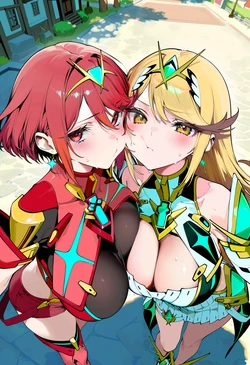 [黑白/Kohaku_99999_] 【Premium】Homura & Hikari [AI Generated]