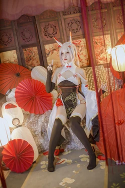 二佐Nisa - 碧蓝航线 绫波 新春旗袍