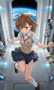 [AI Generated] misaka mikoto Body modification (guro)