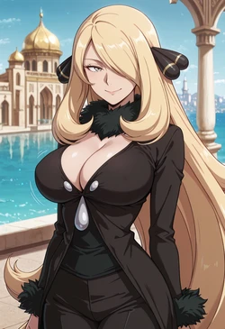 Meowu laha - Cynthia (Pokemon) (Patreon) (AI Generated)