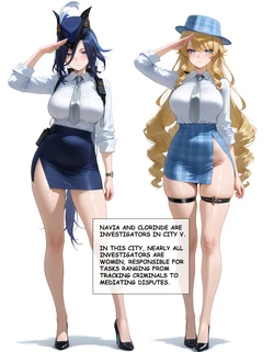 [Allenby]2025-12-07 Navia Clorinde ナヴィア クロリンデ 娜维娅 克洛琳德 [AI Generated]