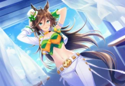 千明代表想要给辛苦工作的训练员一点奖励(Uma Musume) 【AI Generated】