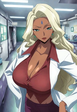 Lab Coat's Public Lab Report - Rakshata Tongue-Out, Surrounded Gaze [AI Generated]