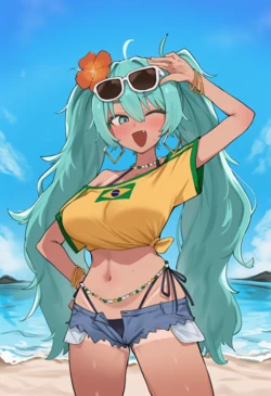 [WhiteTigerBun] Brazilian Miku (Patreon) [AI Generated]