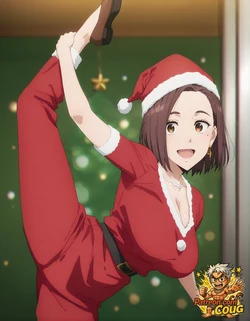 Kotoha Tachibana Xmas hentai | Wind Breaker parody [AI Generated]