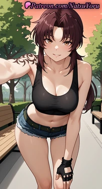 [NatsuYoru] Revy (Black Lagoon) [AI Generated]