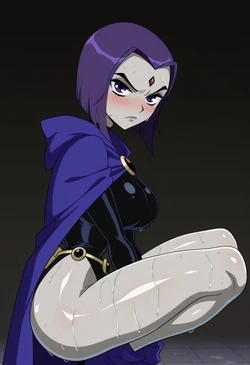 Primer_ai - Raven x Beast Boy - Teen Titans 💜💚 //70images + 30 extra// (Patreon) [AI Generated]